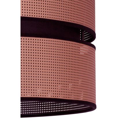 Duolla - Ytmonterad ljuskrona COPPER SHINY 1xE27/15W/230V diameter 40 cm koppar/svart