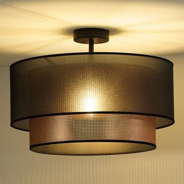 Duolla - Ytmonterad ljuskrona COPPER SHINY 1xE27/15W/230V diameter 45 cm brun/koppar