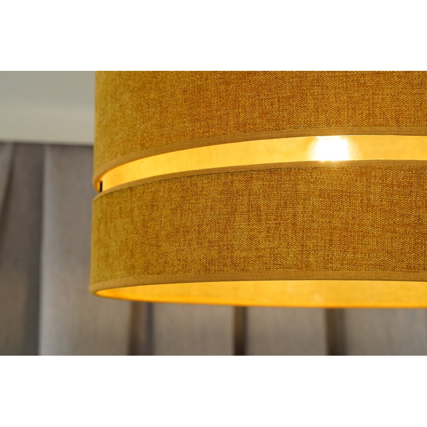 Duolla - Ytmonterad ljuskrona DOUBLE 1xE27/15W/230V diameter 40 cm orange