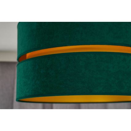 Duolla - Ytmonterad ljuskrona DUO 1xE27/15W/230V diameter 40 cm grön/guld