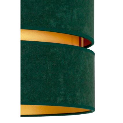 Duolla - Ytmonterad ljuskrona DUO 1xE27/15W/230V diameter 40 cm grön/guld