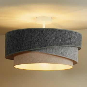 Duolla - Ytmonterad ljuskrona KOBO ECO RECYCLING 1xE27/15W/230V diameter 45 cm grön/grå/grädde