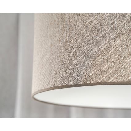 Duolla - Ytmonterad ljuskrona ROLLER ECO RECYCLING 1xE27/15W/230V diameter 45 cm brun