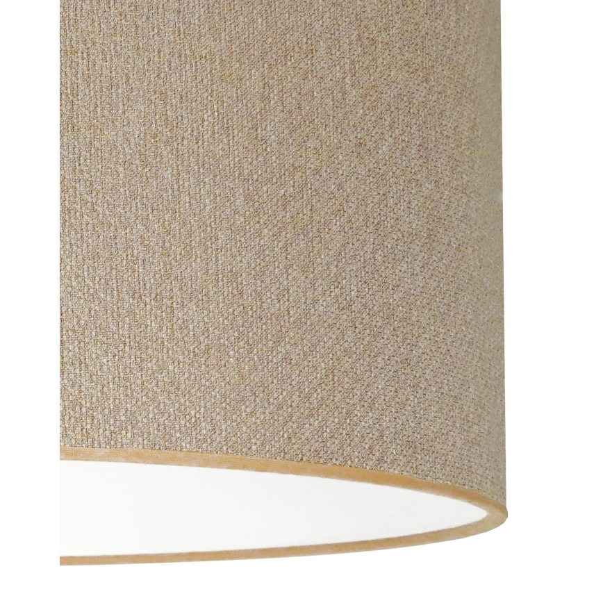 Duolla - Ytmonterad ljuskrona ROLLER ECO RECYCLING 1xE27/15W/230V diameter 45 cm grädde