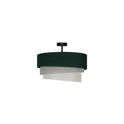 Duolla - Ytmonterad ljuskrona TRIO 1xE27/15W/230V diameter 45 cm grön/grå/vit