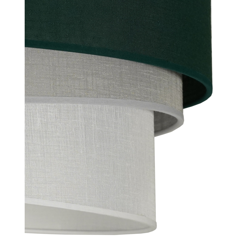 Duolla - Ytmonterad ljuskrona TRIO 1xE27/15W/230V diameter 45 cm grön/grå/vit