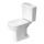 Duravit 21110100002 – D-CODE kompakttoalett i keramik, högblank vit