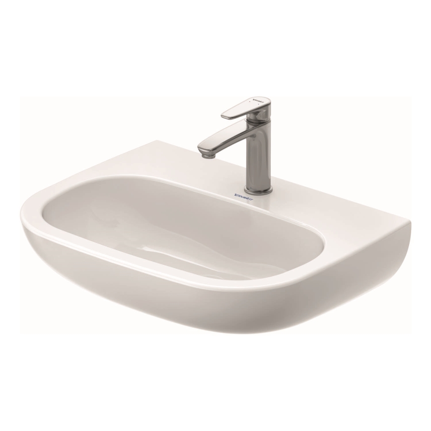 Duravit 23116000002 - Vägghängt tvättställ D-CODE 60x46 cm keramik/högblank vit