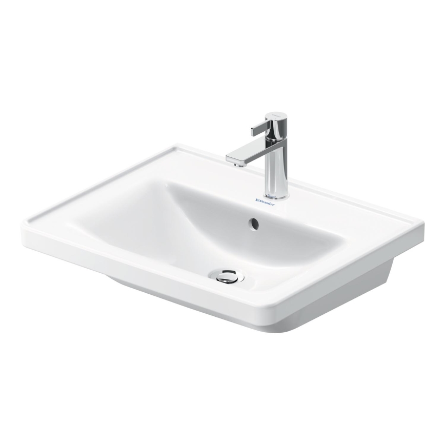 Duravit 2367600000 - Vägghängt tvättställ D-NEO 60x48 cm keramik/högblank vit