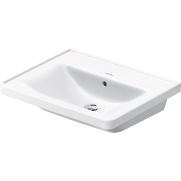 Duravit 2367600060 - Vägghängt tvättställ D-NEO 60x48 cm keramik/högblank vit