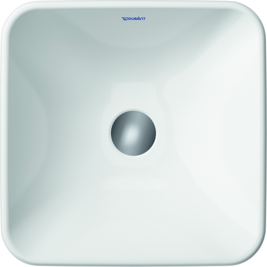 Duravit 2397400070 - Tvättställ för bänkskiva D-NEO 40x40 cm keramik/blankvit