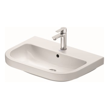 Duravit 23986500002 - Vägghängt tvättställ D-CODE 65x46 cm keramik/blank vit