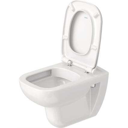 Duravit 25700920002 - Väggmonterad Rimless WC D-CODE keramik/blank vit
