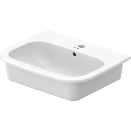 Duravit 337540000 - Infällt tvättställ D-CODE 54,5x43,5 cm keramik/högblank vit