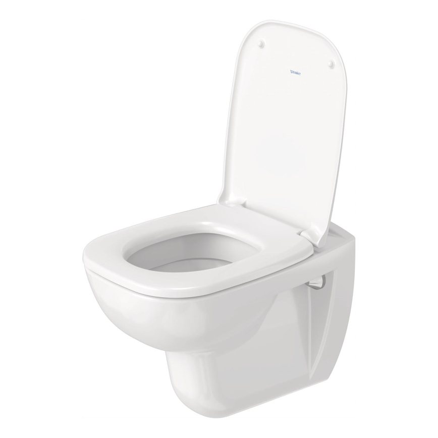 Duravit 45350900A1 - Vägghängd toalettstol med SoftClose-sits D-CODE keramik/blank vit