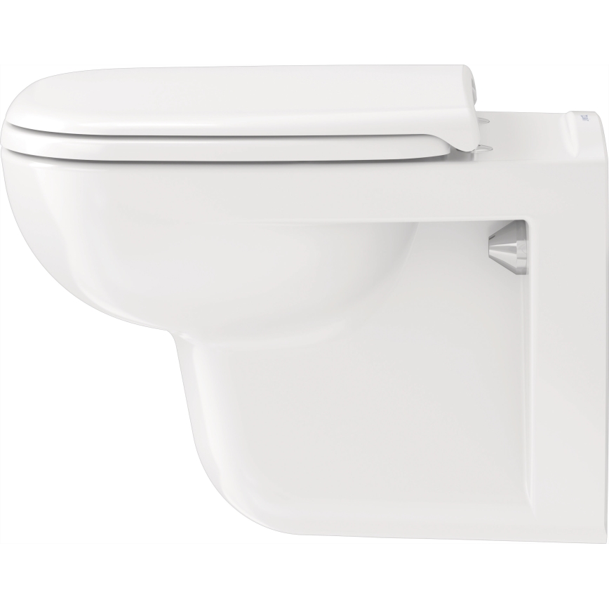 Duravit 45350900A1 - Vägghängd toalettstol med SoftClose-sits D-CODE keramik/blank vit