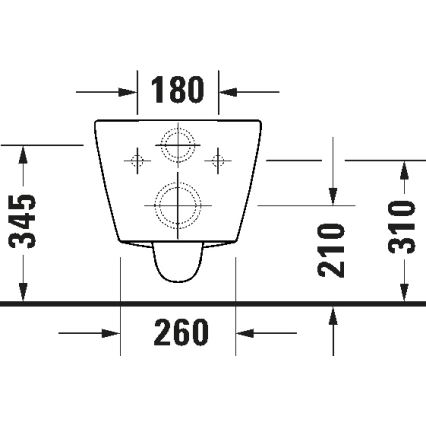 Duravit 49030900B2 - Vägghängd WC-stol med D-CODE-sits, keramik i högblank vit