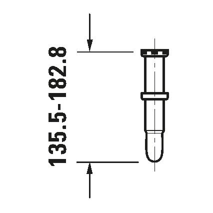 Duravit 50260000 - Tvättställssifon UNIVERSAL blank krom