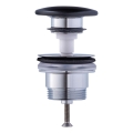 Duravit 50791300 - Bottenventil för tvättställ PUSH-OPEN Ø 6,5 cm matt antracit