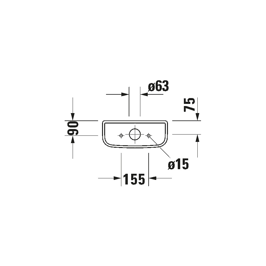Duravit 927000004 - Spolcistern för WC D-CODE 6/3l keramik/vit