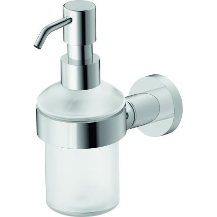 Duravit 99161000 -Väggmonterad tvåldispenser D-CODE 390 ml frostat glas/blank krom