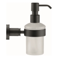 Duravit 99164600 - Väggmonterad tvåldispenser D-CODE 390 ml frostat glas/matt svart