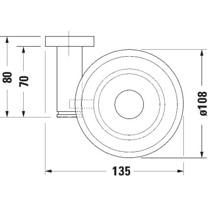 Duravit 99184600 - Väggmonterad tvålhållare D-CODE, höger, matt svart