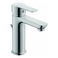 Duravit DC1023001010 - D-CODE tvättställsblandare med bottenventil, blank krom