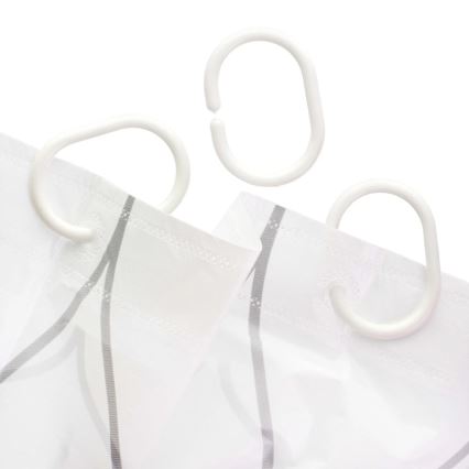 Duschdraperi TORO PREMIUM 178x199 cm blå/grön