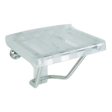 Duschsits 38x46 cm silverfärgad