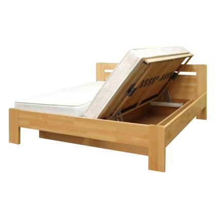 Dvodójjéző ágy Rám és tárolóhely AMARA 180x200 cm bükk