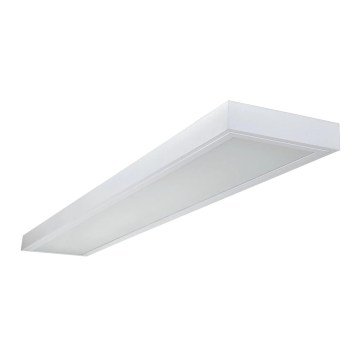 e2 elektro - ytmonterad LED-panel, 38 W, 230 V, valbara färgtemperaturer 3000/4000/6000 K, 118,5x20 cm, vit