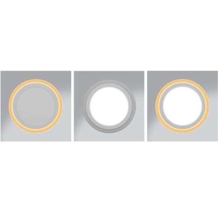 Ecolite DUO-R18W - LED Hängande Takbelysning DUO LED/18W/230V + LED/6W