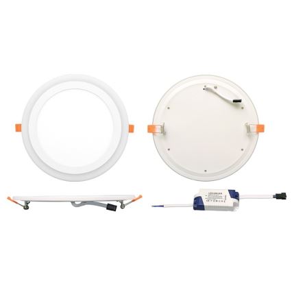 Ecolite DUO-R6W - LED Hängande Takbelysning DUO LED/6W/230V + LED/3W