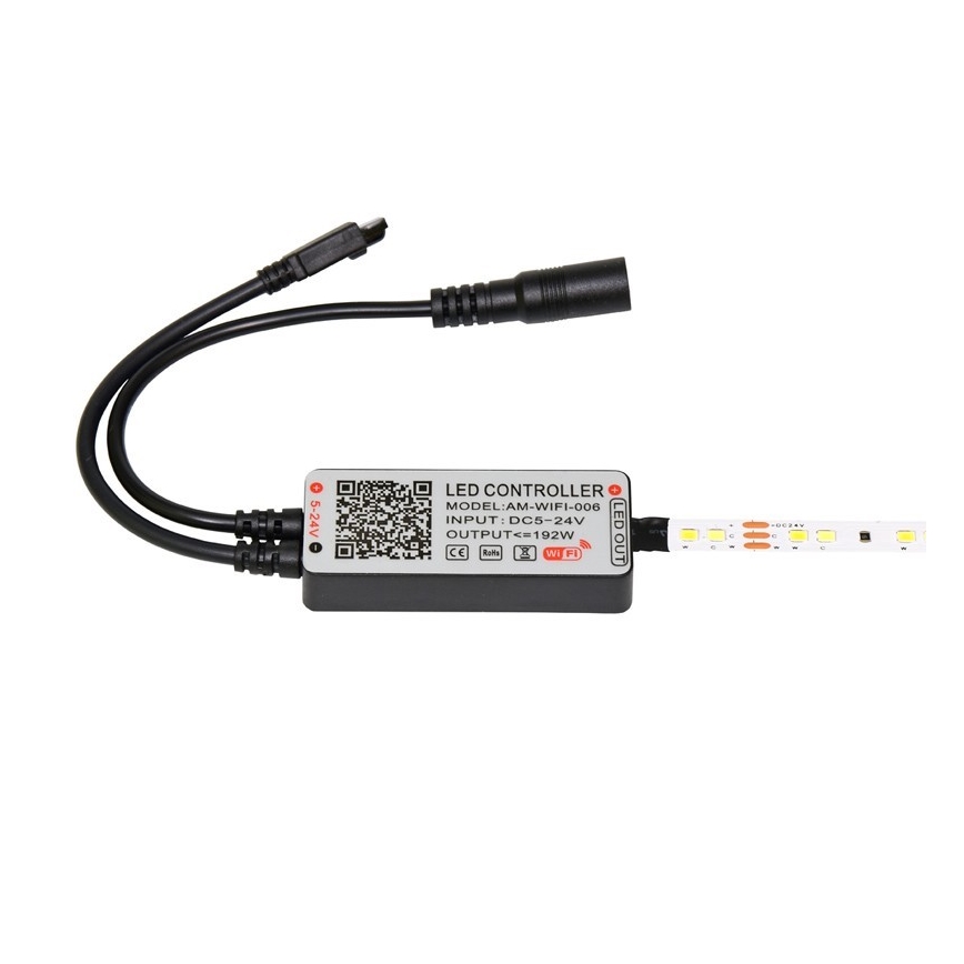 LED ljusreglerad ljusslinga  5 m Wi-Fi LED/36,5W/230V Tuya + fjärrkontroll