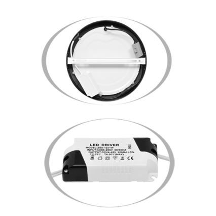 LED Taklampa LADA LED/12W/230V 3000/4000/6000K Ø 17 cm vit