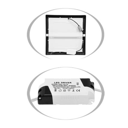 LED Taklampa RAFA LED/12W/230V 3000/4000/6000K 17x17 cm vit