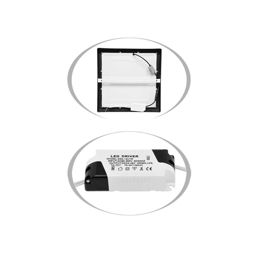 LED Taklampa RAFA LED/12W/230V 3000/4000/6000K 17x17 cm vit