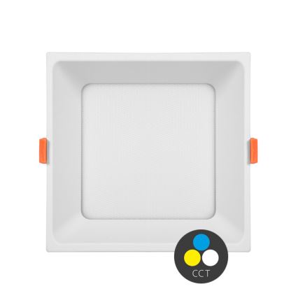 LED infälld taklampa TONY LED/12W/230V 3000/4000/6500K 12x12 cm vit