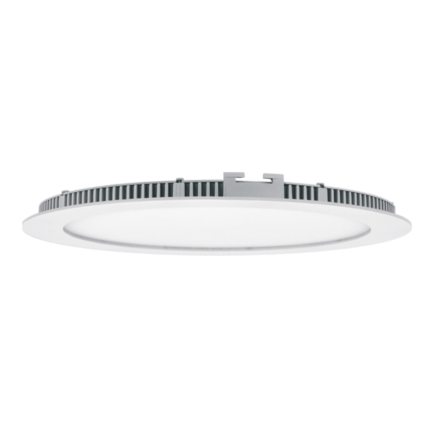 Infälld LED badrumsbelysning LADA LED/12W/230V 3000/4000/6000K diameter 17 cm IP44 vit