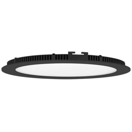 Infälld LED badrumsbelysning LADA LED/12W/230V 3000/4000/6000K diameter 17 cm IP44 svart