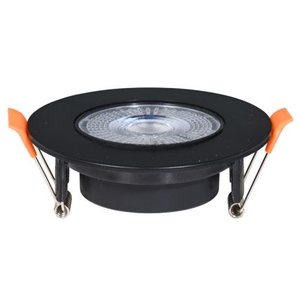 LED Dimbar infälld belysning ZITA LED/3/5/7W/230V 3000/4000/6000K diameter 9 cm svart