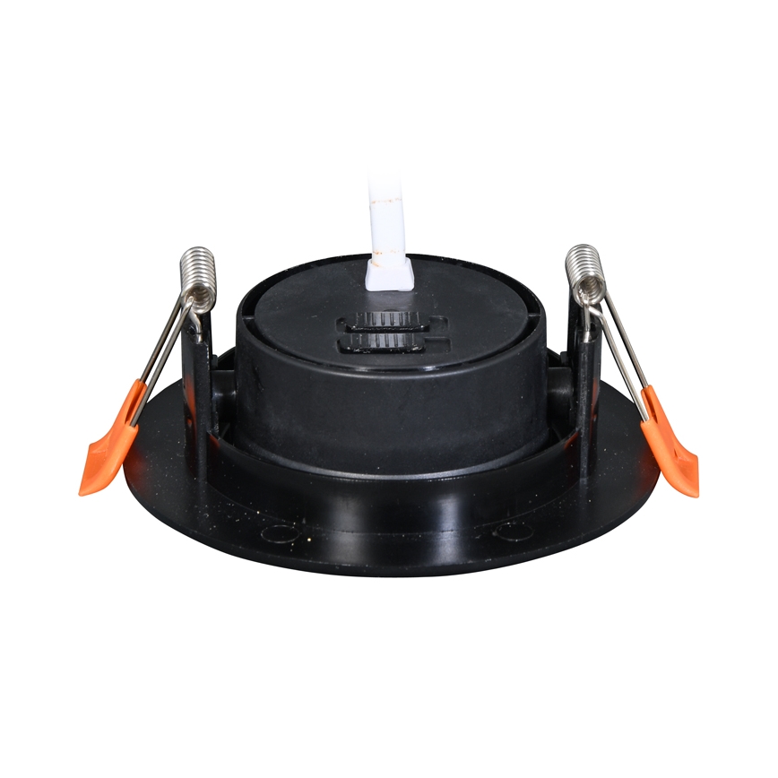 LED Dimbar infälld belysning ZITA LED/3/5/7W/230V 3000/4000/6000K diameter 9 cm svart