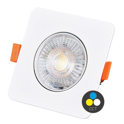 LED Dimbar infälld belysning KENT LED/3/5/7W/230V 3000/4000/6000K 9x9 cm vit