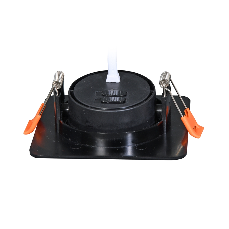 LED Dimbar infälld belysning KENT LED/3/5/7W/230V3000/4000/6000K 9x9 cm svart