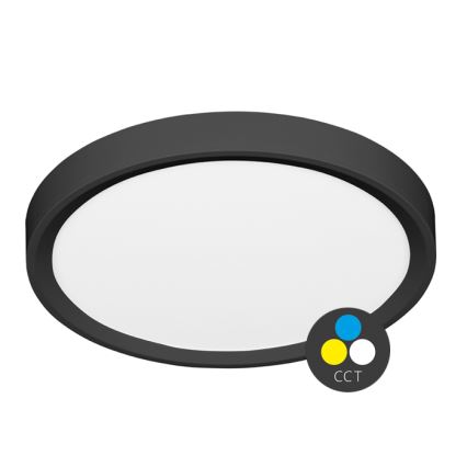 LED taklampa SALY LED/40W/230V 3000/4000/6000K diameter 50 cm IP40 svart