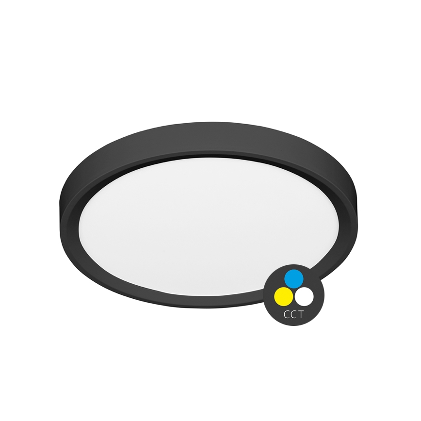 LED taklampa SALY LED/40W/230V 3000/4000/6000K diameter 50 cm IP40 svart