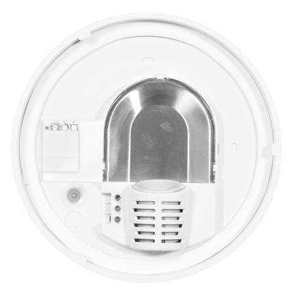 Taklampa för utomhusbruk med sensor HECTOR 1xE27/60W/230V diameter 25 cm IP44 opal vit