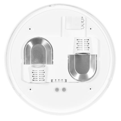 Taklampa för utomhusbruk med sensor HECTOR 2xE27/60W/230V diameter 40 cm IP44 opal vit