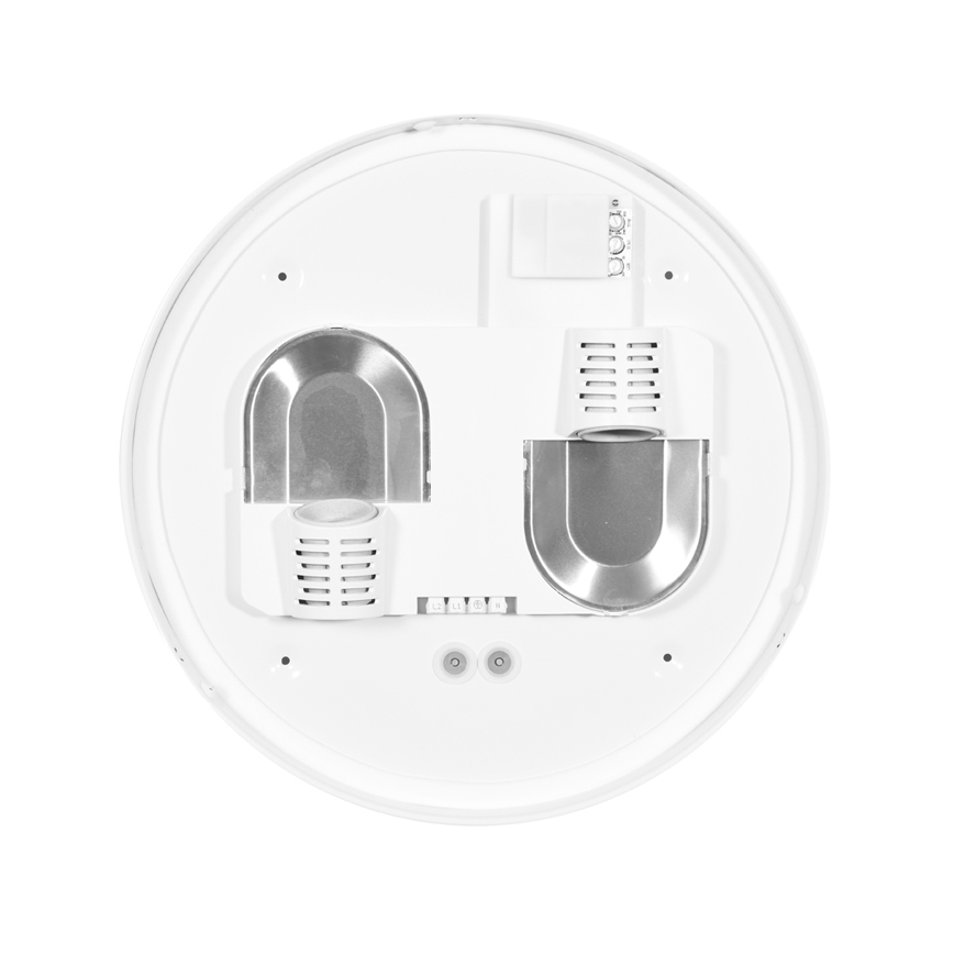 Taklampa för utomhusbruk med sensor HECTOR 2xE27/60W/230V diameter 40 cm IP44 opal vit